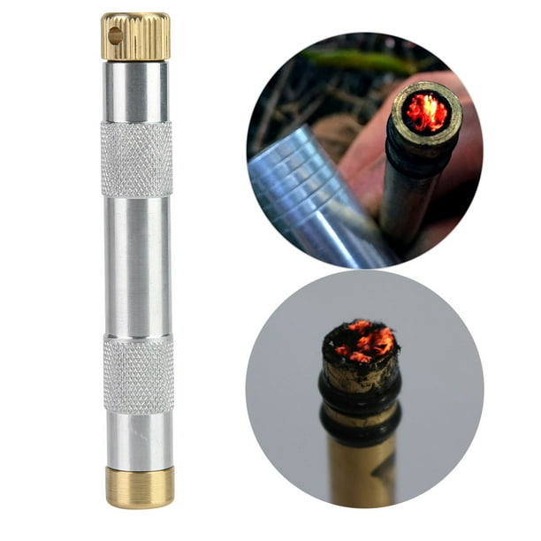 Durable Metal Fire Starter Tool Piston Survival Supplies for Outdoor Camping Exploring Fire Starting Tool Durable Metal Fire Starter Tool Piston Survival Supplies for Outdoor Camping Exploring Fire Starting Tool